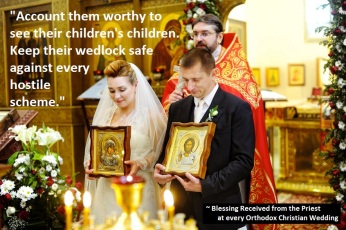 orthodox wedding - blessed with children